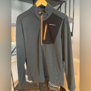 Eddie Bauer quarter zip fleece
